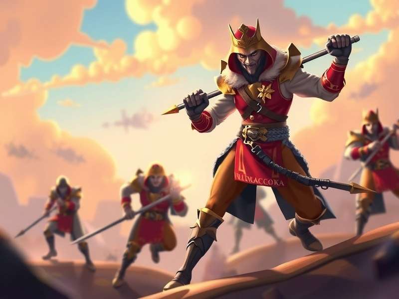 Fearless Ace Warrior main character in battle