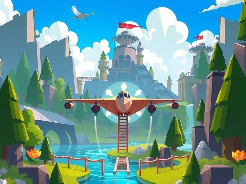 Fearless Ace Warrior open world environment